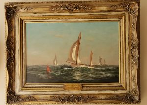 Historic seascape painting for sale