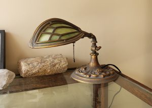 Victorian piano lamp