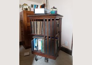 Victorian revolving bookcase